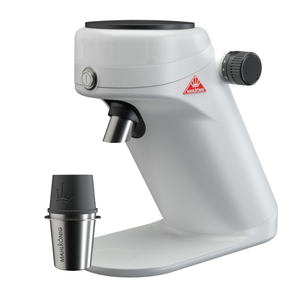 Mahlkönig X64 SD Single-Dose Coffee Grinder – 64 mm Flat Burrs, Stepless Adjustment, Zero Retention, 1950 RPM, Compact Quiet Design, Home Espresso & Brew Grinder (White)