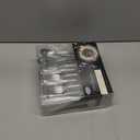 Plastic Cutlery Silverware Extra Heavyweight Disposable Flatware, Full Size Cutlery Combo, Polished Silver, 80 Forks, 40 Spoons, 40 Knifes, Value Pack 160 Count