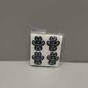 Dog Anti Slip Paw Grips Traction Pads,Dog Feet Stickers with Stronger Self-Adhesive Paw Pad Provide Traction for Senior, Injured Dogs,12 Sets (48 pcs) M Black