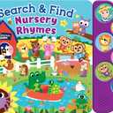 Search & Find Nursery Rhymes – Interactive Sound Book with 6 Buttons | Toddler Musical Board Book | Classic Songs & Hidden Picture Fun | Early Learning Seek and Find Activity Book for Boys & Girls