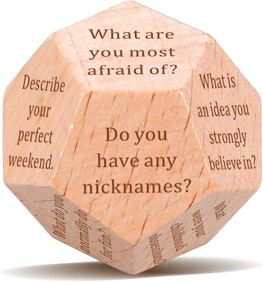 Ice Breaking Team Games for Women Men Coworker Colleague Ice Breaking Dice Game Team Office Gifts Conversation Starter Gifts for Her Him Friends Team Building Work Office Gifts for Women Men Birthday