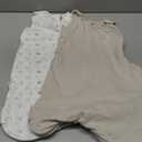 2Pack Organic Baby Sleep Sacks, 100% Cotton Soft & Breathable 0.5TOG Baby Wearable Blanket, Toddler Sleeping Sack 06 Months, Easy to Wear Transitional Swaddles for Newborns, Infants (Nordic, S (0-6M))