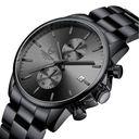 GOLDEN HOUR Fashion Business Mens Watches with Stainless Steel Waterproof Chronograph Quartz Watch for Men, Auto Date