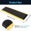 2 x 6 FT Anti Fatigue Mats Industrial 15/16 Inch Thick Soft Sponge Ergonomic Mat Durable Heavy Duty Diamond Plate for Standing Non Slip Industrial Grade Floor Mat for Leg & Back Pain