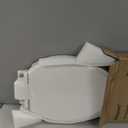American Standard Elongated Toilet Seat with Toddler Seat, Soft Close, 2 in 1 Seat, White, Great for Adults and Child
