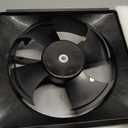 A-Premium Left A/C Condenser Fan Assembly Compatible with Select Honda Models - Civic 2001 2002 2003 2004 2005 - Replace# 38616PMMA01, 101M26001E