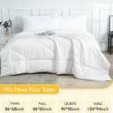 100% Cotton Filled Comforter All Seasons Cotton Comforter,Full Size White