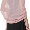 Chiffon Shawls and Wraps for Evening Dresses Women Elegant Soft Scarf Bridal Scarve Wedding Stole (Pink)