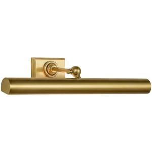 Modern Adjustable Brass Picture Light Wall Mount – Hardwired Gallery Light Fixture for Paintings, Artwork & Mirrors – Vintage Brass Picture Frame Light for Wall Art (Raw Brass, 24 Inch)