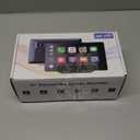 Portable Wireless Carplay Screen, PBYRD 9" Touchscreen with 4K HD Front Camera, Car Stereo with Apple Carplay & Android Auto, Mirror Link/Voice Control/Bluetooth/GPS Navigation-2025 New