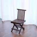 Folding Sauna Chair with Back Support, for Portable Steam Sauna Box Home