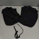 Foldable Sun Cap, Fishing Hats, UPF 50+ Protection Caps with Face Mask Neck Flap (One Size, Black)