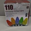 Dazzle Bright C9 Christmas String Lights, 100 LED 66 FT Waterproof Connectable Green Wire Fairy Lights, Christmas Lights for Indoor Outdoor Home Yard Xmas Tree House Decorations (Multi-Colored)