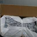 Large Bean Bag Chair for Adults/Kids with Filling, 3 ft Memory Foam Bean Bag Chairs with Filler Included, Ultra Soft Dutch Velvet Fabric, Bean Bag for Living Room - 3 Foot,Dark Gray (Fog Grey)