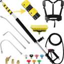 JANZ 24 FT Telescoping Pressure Washer Wand with Heavy-Duty Lever Lock
