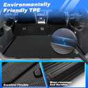 Sunsdrew Cargo Trunk Liner for Ford Edge 2015-2025 (5 Seats), Rear Cargo Mat Trunk Mat All Weather Protection Cover Accessories TPE Rubber Raised Edge