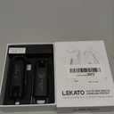 LEKATO Wireless Guitar System UHF Wireless Guitar Transmitter Receiver Rechargeable Audio Wireless Guitar Transmitter and Receiver with 70 Channels Wireless for Guitar Bass Electric Instruments (Blue)