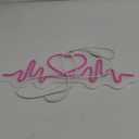 USB Powered Heartbeat Pink LED Neon Signs Wall Light