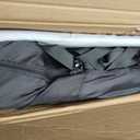 Dream On Me Skylar Bassinet and Bedside Sleeper, Adjustable Heights, Breathable Mesh Sides, Plush Mattress Pad, Wheels with Safety Locks & Tool-Free Assembly, Compact Fold & Travel Bag - Grey, 
35.25"L x 22.25"W x 30.5"H