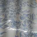 Laura Ashley - Twin Quilt Set, Reversible Cotton Bedding with Matching Sham, Lightweight for Year Round Use, Floral Print Bed Set, Dorm Essentials (Bedford Blue)