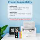 923XL 923e Ink Cartridges Combo Pack for HP Office Jet Pro 8130e 8125e for HP 923 923e 923XL HP923 Ink Cartridges Black and Color Work with HP Printers 8120e 8125e 8130e 8135e 8138e 8139e, 4 Pack