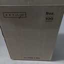 SETUP Clear Hard Plastic Cups/Tumblers [9 oz. Squat - 100 Count] Small Disposable Party Cocktail Glasses