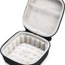 Carrying Case Compatible with Marshall WILLEN II/I,Bose SoundLink Micro 2 Portable Bluetooth Speaker,Protective Hard Shell Storage Bag for Marshall Willen Portable Bluetooth Speaker (Black)