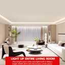 MY BEAUTY LIGHT LED Strip Lights Warm White, 16.4ft Dimmable LED Light Strip,12v Flexible LED Rope Lights Kits for Kitchen Cabinet Bedroom Party Decor