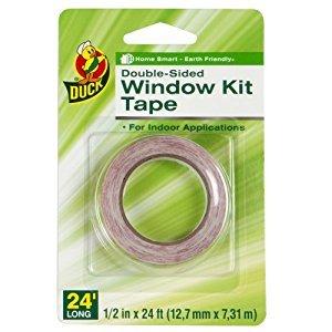 Duck 1/2 in. W x 24 ft. L Tape White