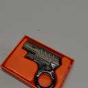 Torch Lighter - Windproof Blue Flame Refillable Butane Lighter with Adjustable Flame, Gift-Ready Box, Stress-Relief Features, Perfect for Outdoor Use & Special Occasions(Gas Not Include) (Black)