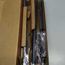 IFELS 2 Pack Heavy Duty Curtain Rods for Windows 48 to 84 Inch, 1 Inch Black Curtain Rods Set of 2 Pack for Outdoor, Farmhouse, Bedroom, Adjustable Easy Install Drapery Rod (A2,Black,30"-90"-2Pack)