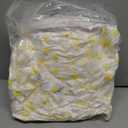 Sherr 48 Pcs LED Hawaiian Leis Light up Flower Leis Necklace with LED Lights Luau Flowers Necklaces for Masquerade Beach Wedding Tropical Themed Party Supplies(White with Yellow)