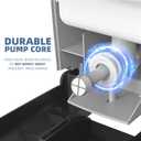 Soap Dispenser Wall Mount 28oz Commercial Hand Soap Dispenser for Bathroom Liquid Gel Hand Sanitizer Dispenser No Drilling Black