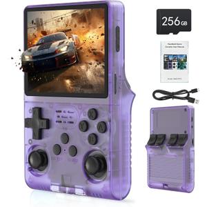 R40S PRO 30000 in 1 Handheld Game Console 3.5 inch IPS Screen Mini Retro Console 3800mAh Portable Pocket Arcade 45 simulators 256G TF Card 