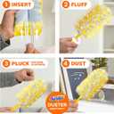 Swiffer Dusters Heavy Duty Multi-Surface Duster Refills for Cleaning, Unscented, 11 Count