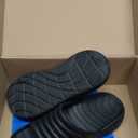 GPOS Mens Sport Recovery Sandals Plantar Fasciitis Thick Cushion Slides Sandals Lightweight Comfort Orthotic Slippers (13, Allblack)