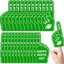 Foilswirl 24 Pack Foam Finger Cheerleading Foam Hand Sports Themed Party Favors for Celebration Events School Birthday Sporting Party Decoration (Football)
