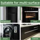 2 x Black Touch Up Paint tile paint porcelain repair kit Specialty Tub and Tile, High-Gloss Quick-Dry Porcelain Paint for Scratches & Chips on Porcelain, Acrylic, Enamel, Cast Iron, Tubs, Tiles, Sinks Wooden furniture and Toilets