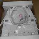 Heated Bidet Toilet Seat Elongated with LED Display & Remote Control - Smart Soft Close Toilet Seat Electric Bidet with Dryer, Warm Water, Feminine Wash, Self-Cleaning Nozzle, IPX4, White