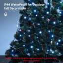 Christmas Tree Lights 280LED 10 Lines Christmas Lights for Tree 8 Lightting Modes for 4 ft-7 ft Christmas Tree, UL Certified Waterproof Indoor Outdoor Christmas Decorations(CoolWhite)