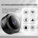 New Black Spy Focus Camera Magnetic Security Camera Hidden Spy Camera for Home/Office Security with Motion Detection Night Vision Easier to Connect Devices 3pc