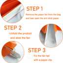 3 x Orange Birthday Party Decorations,DIY Orange Paper Fans Hanging Decoration,16in Halloween Paper Fans,Halloween Decor,Fox Birthday Decorations Events Accessories 30 Color DIY Set (Orange)