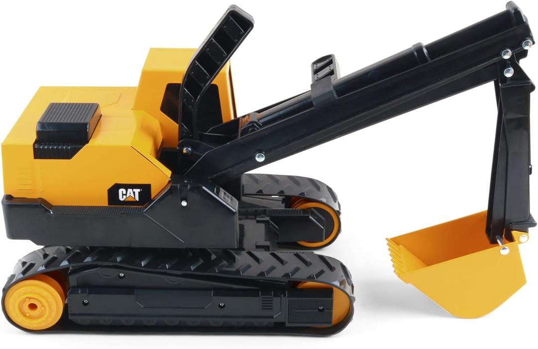 CAT Construction Toys, CAT Steel Construction Excavator - Heavy-Duty & Durable - Ergonomic Handles 3+ Years - Dig & Haul Dirt All Day Long!