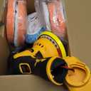 Cordless Car Buffer Polisher Kit for Dewalt 20V Battery(NO Battery),6 In Brushless Dual Action Random Polishing Machine , 8 Variable Speed 5500RPM, Orbital Polisher for Car Detailing,14Pcs Accessories