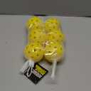 Amazon Basics Outdoor Pickleball Balls, USAPA Approved, Yellow, 6 Pieces