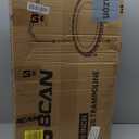 BCAN BT2 450/550LBS Mini Rebounder Trampoline for Adults with Bar, Fitness Trampoline with Bungees, Adjustable Handle, Stable & Quiet, Indoor Outdoor, Whole-Body Workout & Relaxation at Home-40IN/48IN