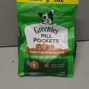 Greenies Pill Pockets for Dogs Large Size, Dog Treat Pouch for Capsule Medication, Peanut Butter Flavor, 15.8 oz. Pouch (EXP 06/26/27)