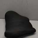 Lumbar Support Pillow, Memory Foam Lumbar Pillow for Lower Back Pain Relief, Back Support Pillow for Office Chair, Car Seat - Black