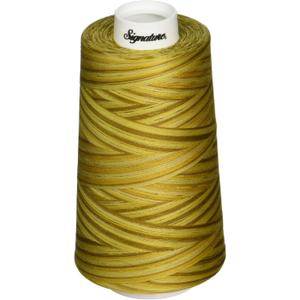 Signature Thread Machine Quilting Thread, 40wt/3000 yd, Variegated Antique Gold