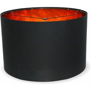 Blackgold Lamp Shades, Assembly Required Large Drum Lampshade 18" Top x 18" Bottom x 12" High, Replacement Lamp Shades for Table Lamps, Floor Lamps, Spider Fitter